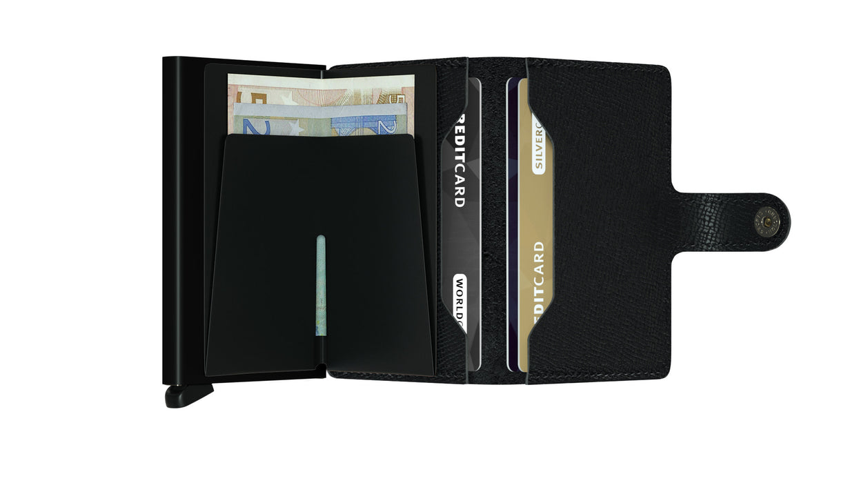 Secrid Mini Wallet Crisple Black