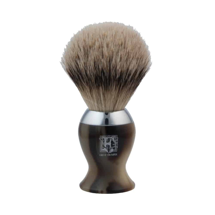 Geo. F. Trumper Shave Brush IB2 Super Badger-Horn