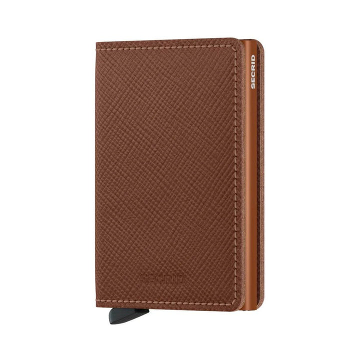 Secrid Slim Wallet Saffiano Caramel