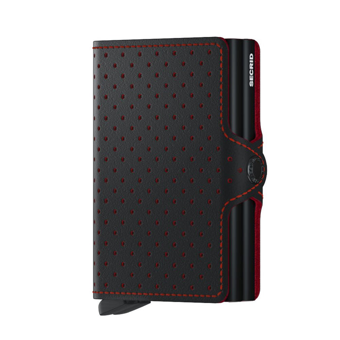Secrid Twin Wallet Perforated Black-Red