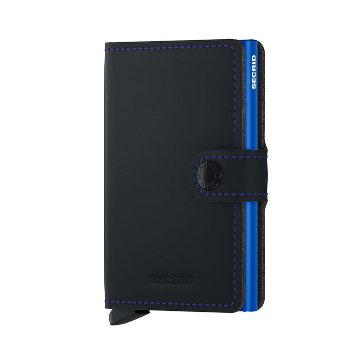 Secrid Mini Wallet Matte Black-Blue