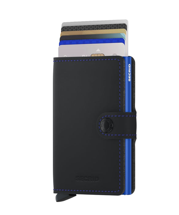 Secrid Mini Wallet Matte Black-Blue