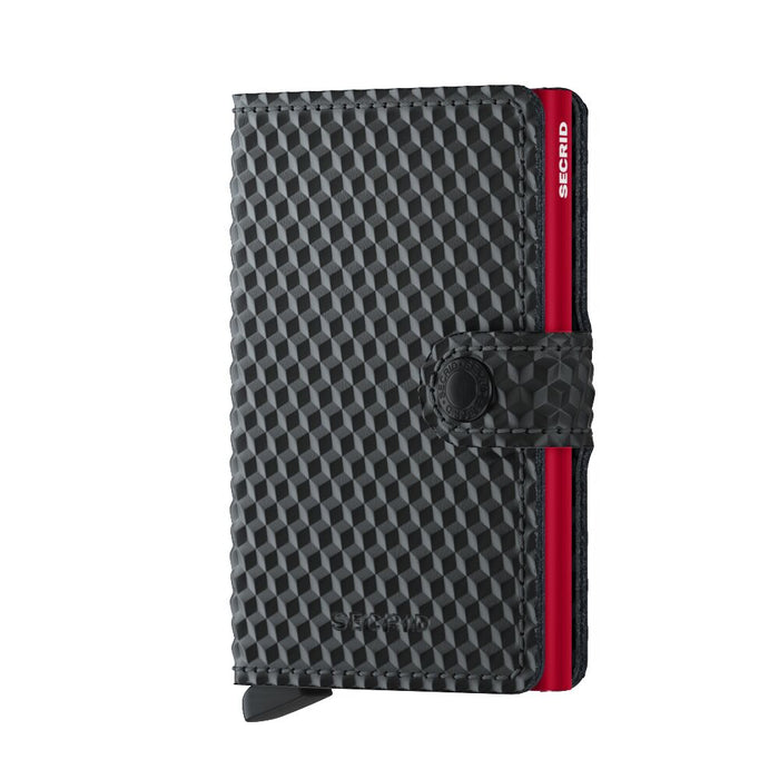 Secrid Mini Wallet Cubic Black-Red