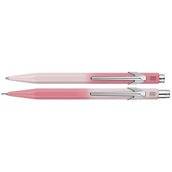 Caran d'Ache 849 & 844 Special Edition Ballpoint Pen & Mechanical Pencil-Blossom