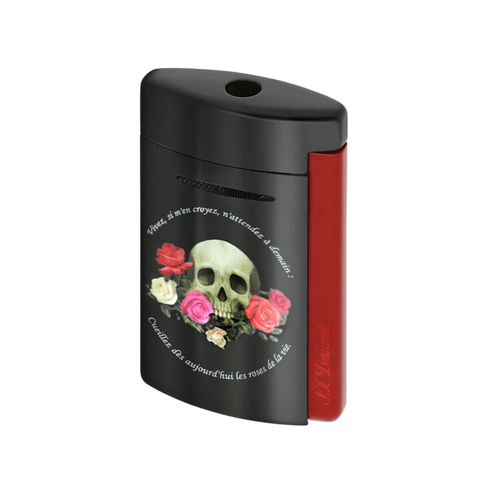 S.T. Dupont Minijet Lighter-Memento Mori Black