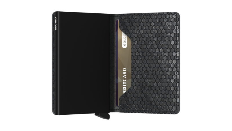 Secrid Slim Wallet Hexagon Black