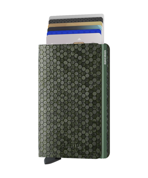 Secrid Slim Wallet Hexagon Green