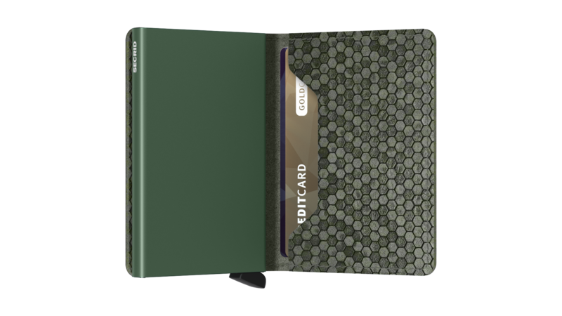 Secrid Slim Wallet Hexagon Green