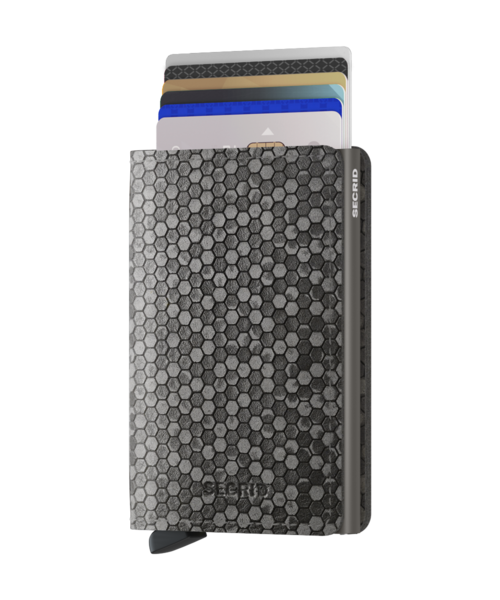 Secrid Slim Wallet Hexagon Grey