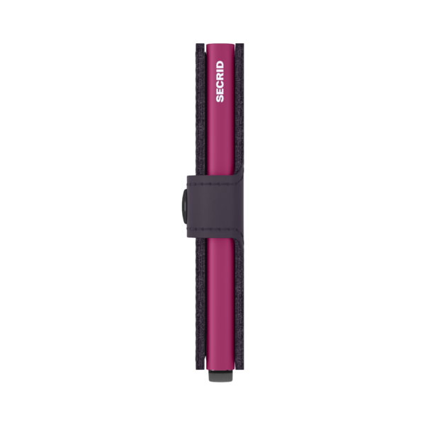 Secrid Mini Wallet Matte Dark Purple-Fuchsia