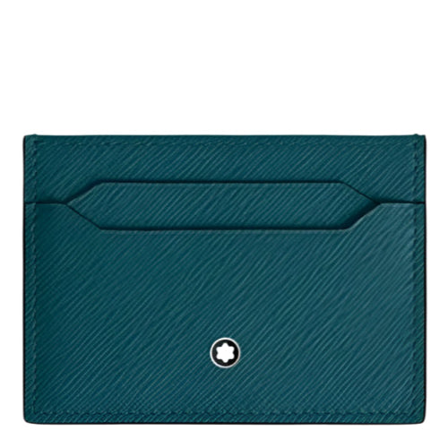 Montblanc Sartorial 5CC Card Holder-Cyprus Blue