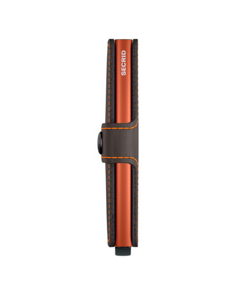 Secrid Mini Wallet Matte Truffle-Orange