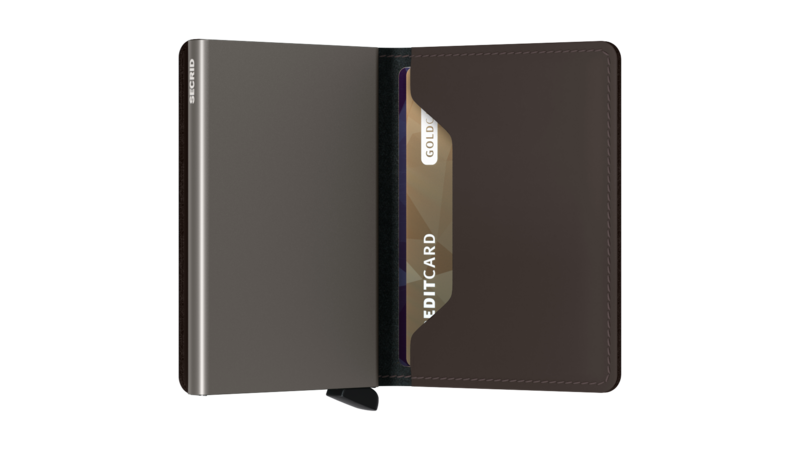 Secrid Slim Wallet Matte Truffle