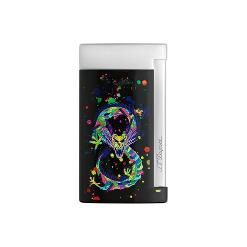 S.T. Dupont Slim 7 Lighter Year of the Dragon-Black & Chrome