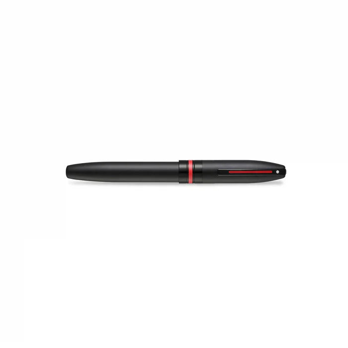 Sheaffer® ICON Matte Black Fountain Pen with Gloss Red Trim