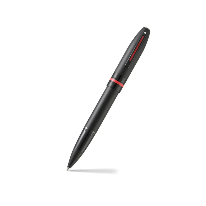 Sheaffer® ICON Matte Black Rollerball Pen with Gloss Red Trim