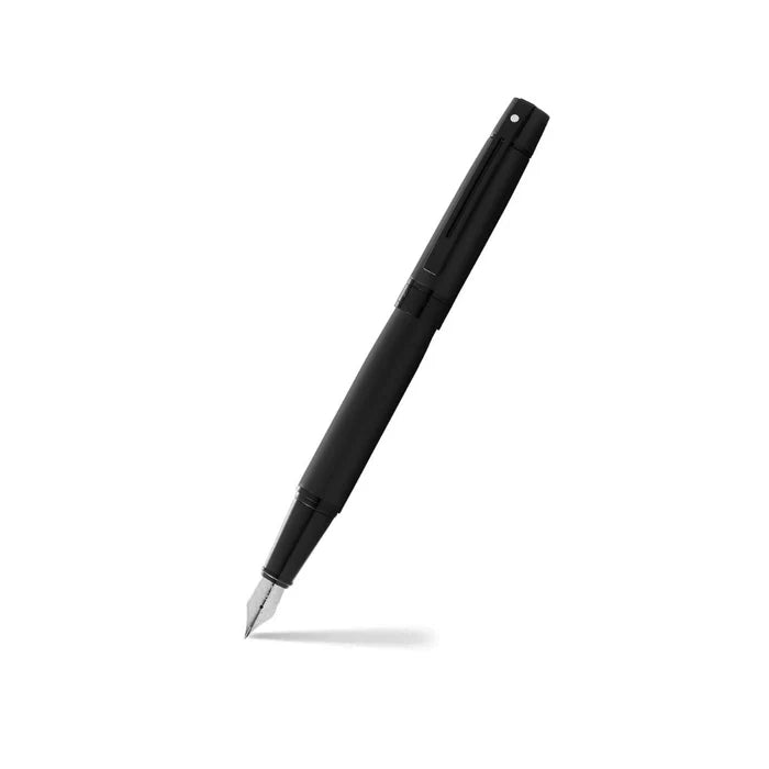 Sheaffer® 300 Matte Black Fountain Pen with Black Trim
