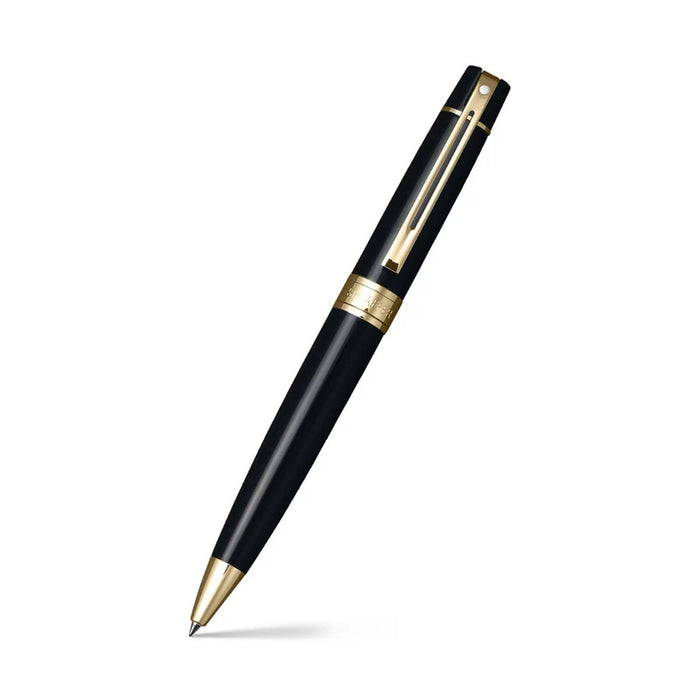 Sheaffer® 300 Glossy Black Ballpoint Pen With Gold-Tone Trim
