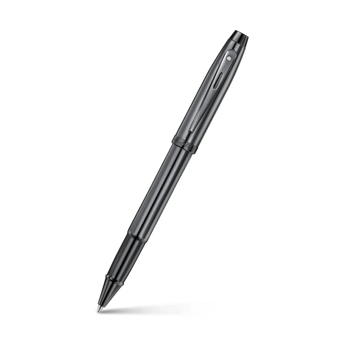 Sheaffer 100 Ionic Gunmetal Grey Rollerball Pen with Shiny PVD Trim
