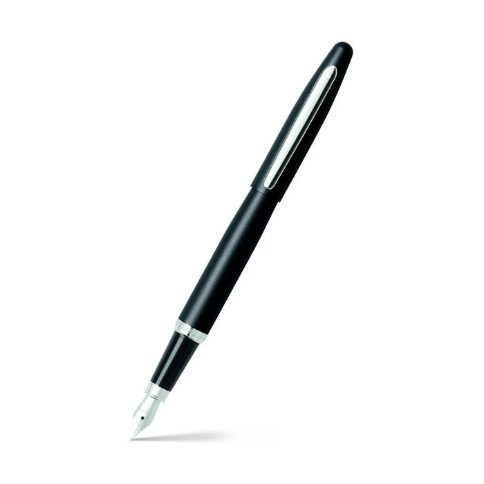 Sheaffer® VFM Matte Black Fountain Pen with Chrome Trim