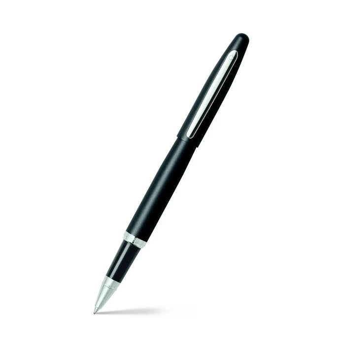 Sheaffer® VFM Matte Black Rollerball Pen With Chrome Trim