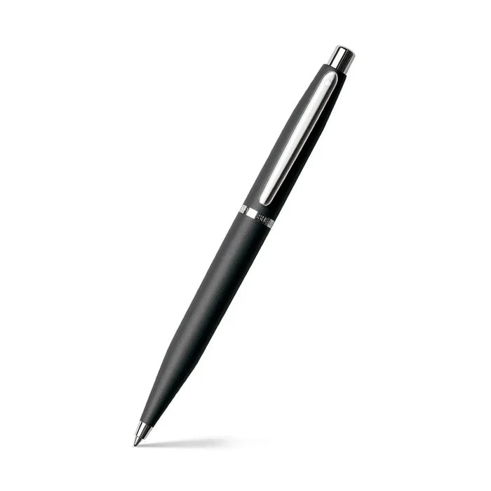Sheaffer® VFM Matte Black Ballpoint Pen with Chrome Trim