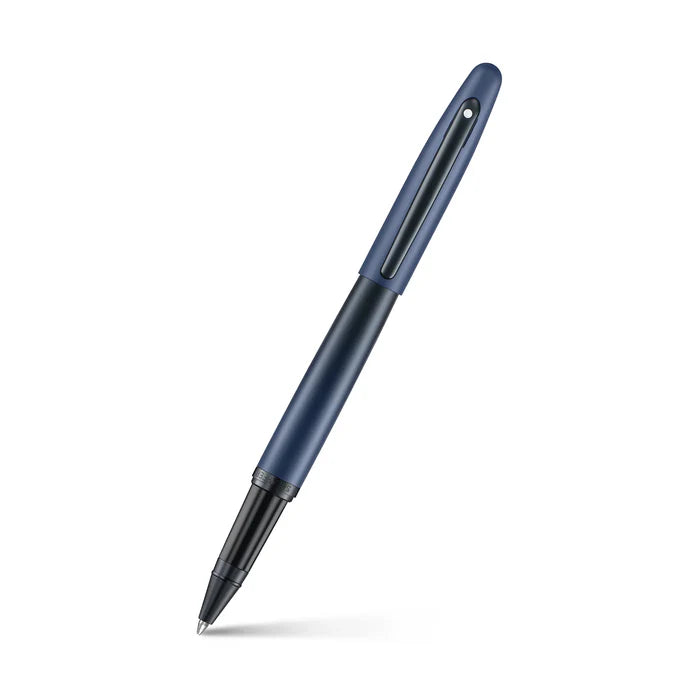 Sheaffer VFM Matte Blue Rollerball Pen with Matte Black Trim
