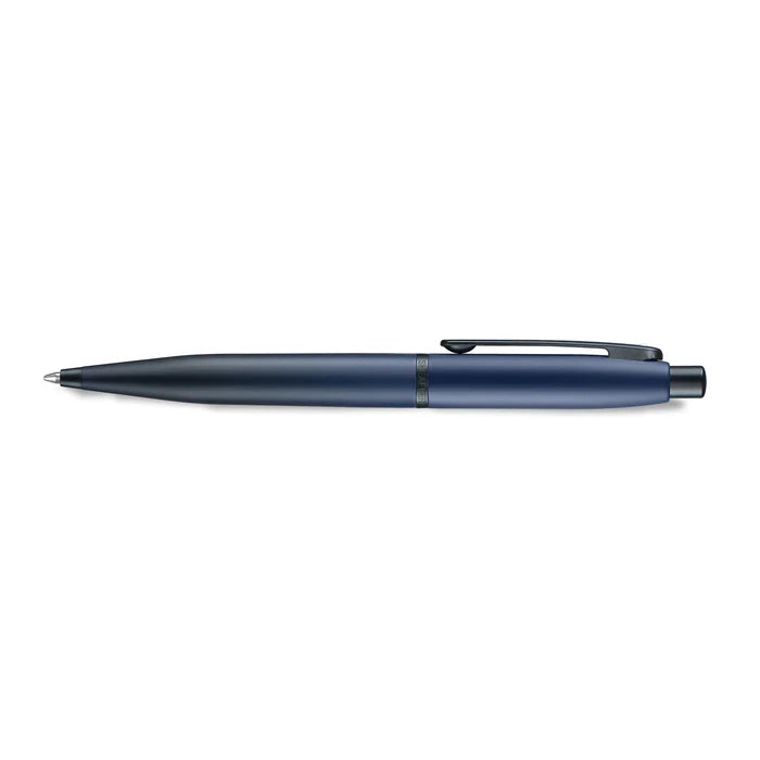 Sheaffer VFM Matte Blue Ballpoint Pen with Matte Black Trim