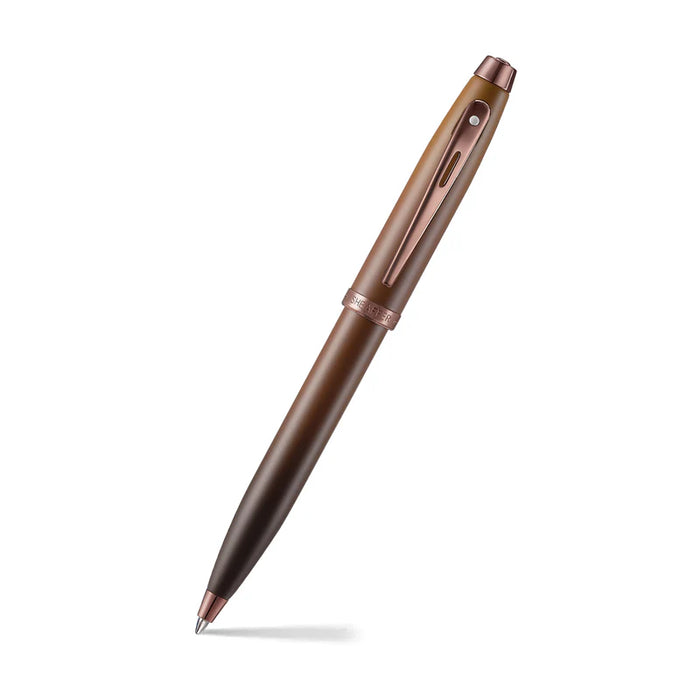 Sheaffer® 100 Coffee Edition Matt Brown Ballpoint Pen with Regal Brown PVD Trim