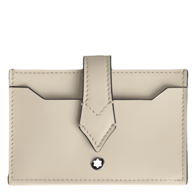 Montblanc Meisterstück 5CC Card Holder-Cloudy Beige