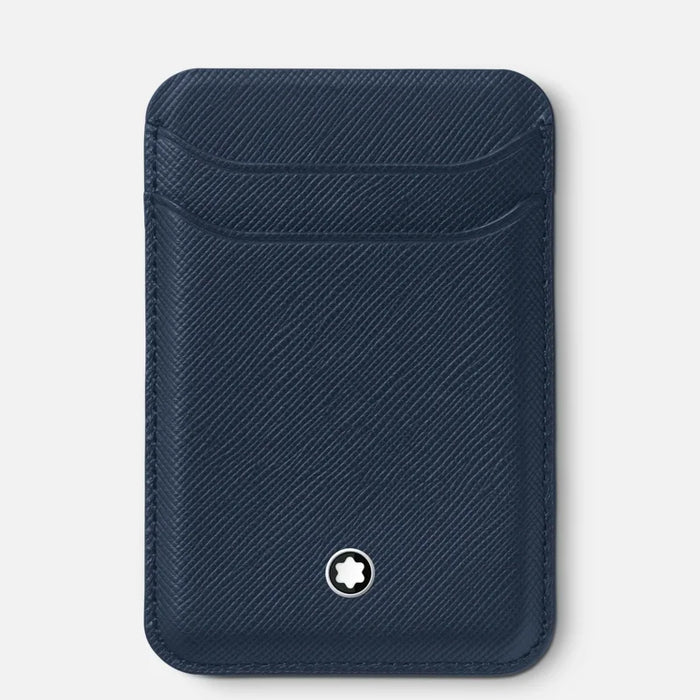 Montblanc Sartorial 2CC Card Wallet for iPhone with MagSafe-Ink Blue