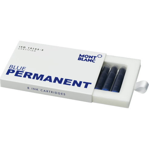 Montblanc Ink Cartridges- Permanent Blue