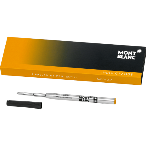 Montblanc Ballpoint Pen Refill Medium-India Orange