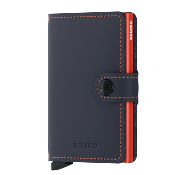Secrid Miniwallet Matte Nightblue-Orange