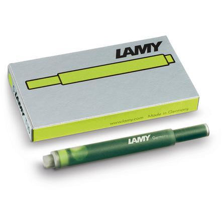 Lamy T10 Ink Cartridge Charged Green