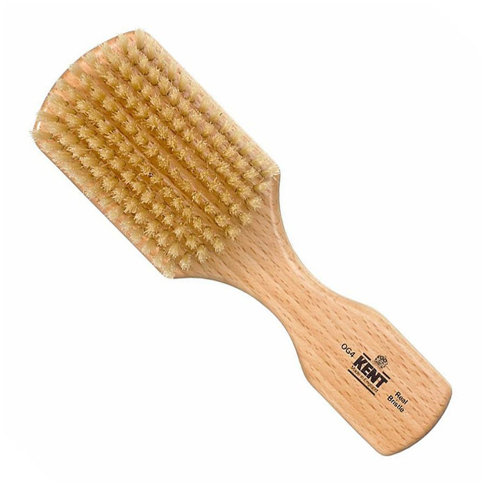 Kent OG4 Rectangular Beechwood Brush White Bristles