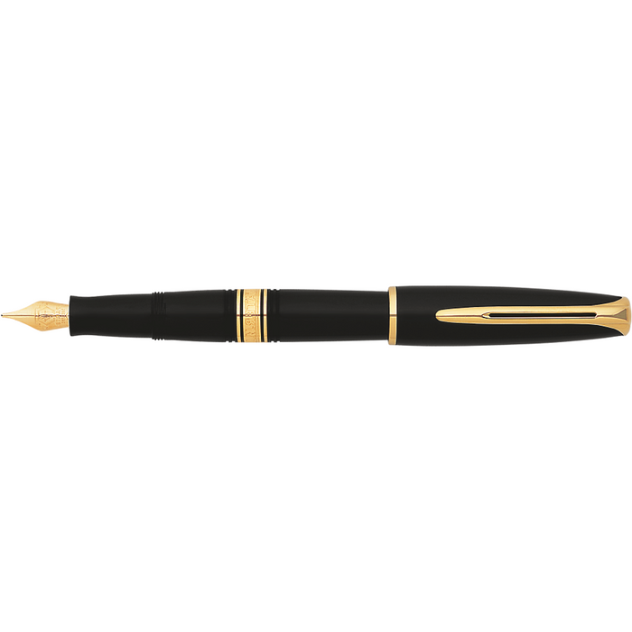 Waterman Charleston Fountain Pen Black w/Gold Trim
