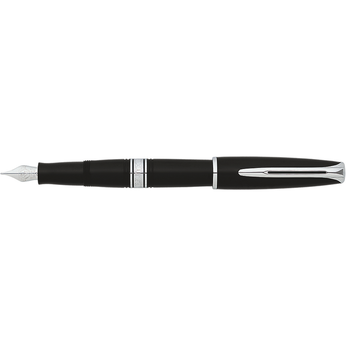 Waterman Charleston Fountain Pen Black w/Chrome Trim