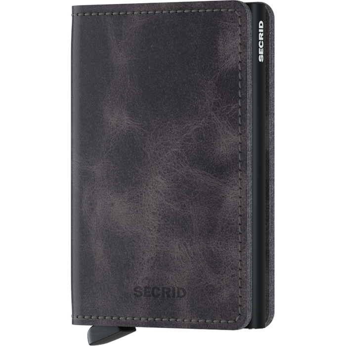Secrid Slim Wallet Vintage Grey-Black