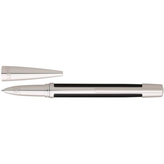 S.T. Dupont Defi Black and Paladium Rollerball Pen