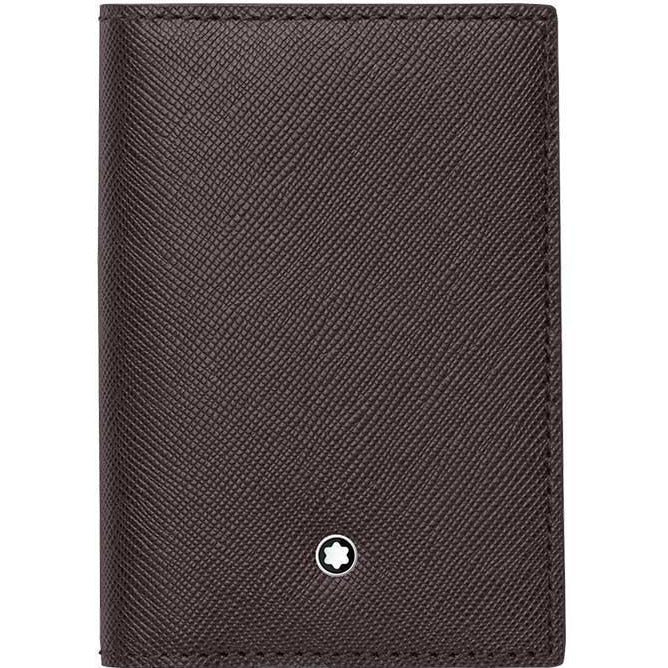 Montblanc Sartorial Business 2CC Card Holder-Tobacco Brown