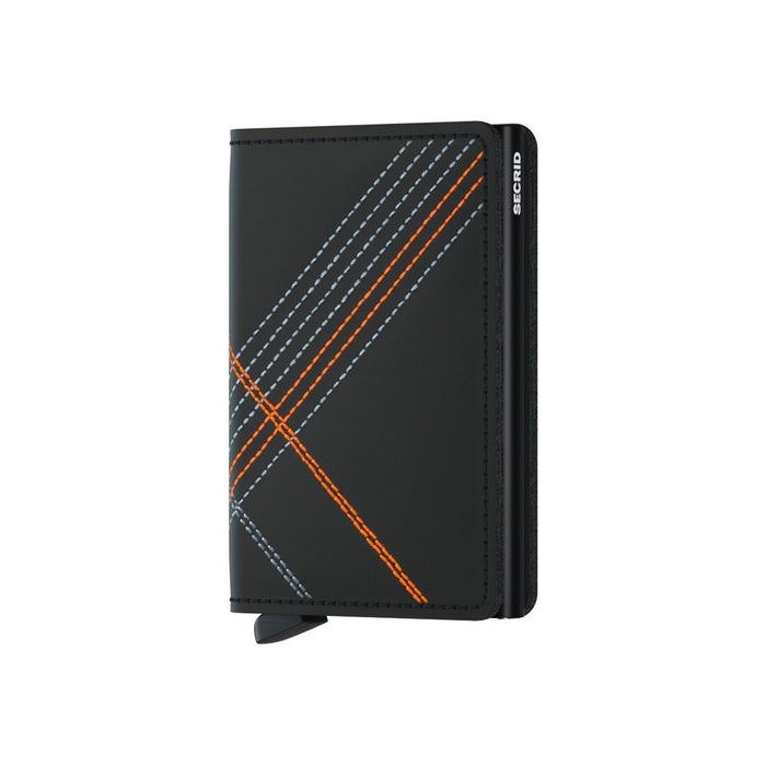 Secrid Slim Wallet Stitch Linea Orange