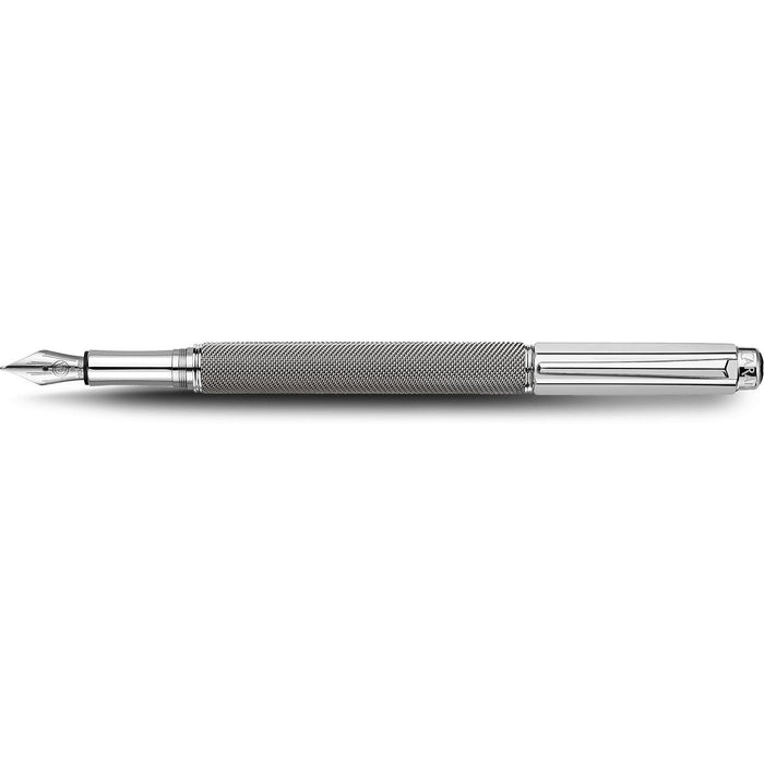 Caran d'Ache Varius Ivanhoe Fountain Pen Silver Plated