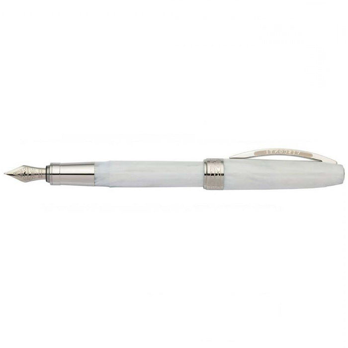 Visconti Venus Fountain Pen Marble White