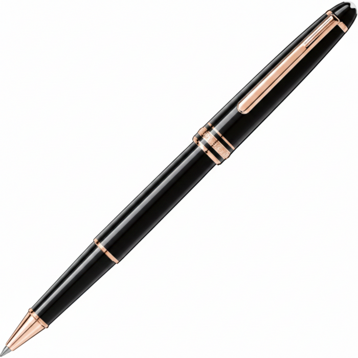 Montblanc Meisterstück 163 Rose Gold Coated Classique Rollerball Pen
