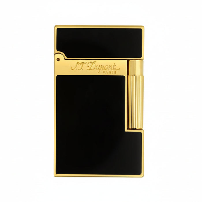 S.T. Dupont Ligne 2 Lighter-Black Lacquer & Gold