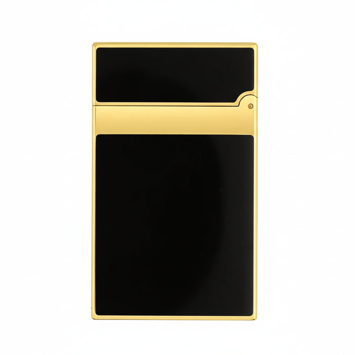 S.T. Dupont Ligne 2 Lighter-Black Lacquer & Gold