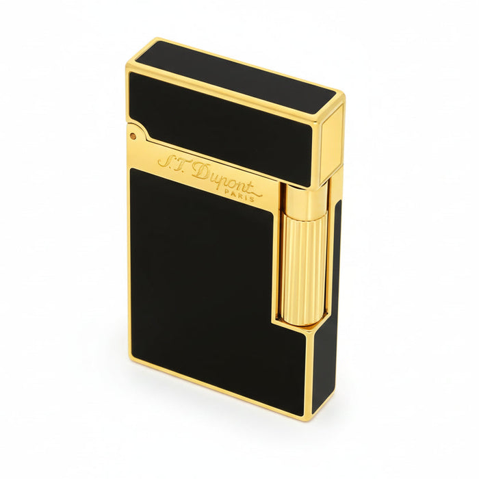 S.T. Dupont Ligne 2 Lighter-Black Lacquer & Gold