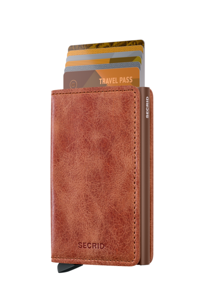 Secrid Slim Wallet Vintage Cognac-Brown