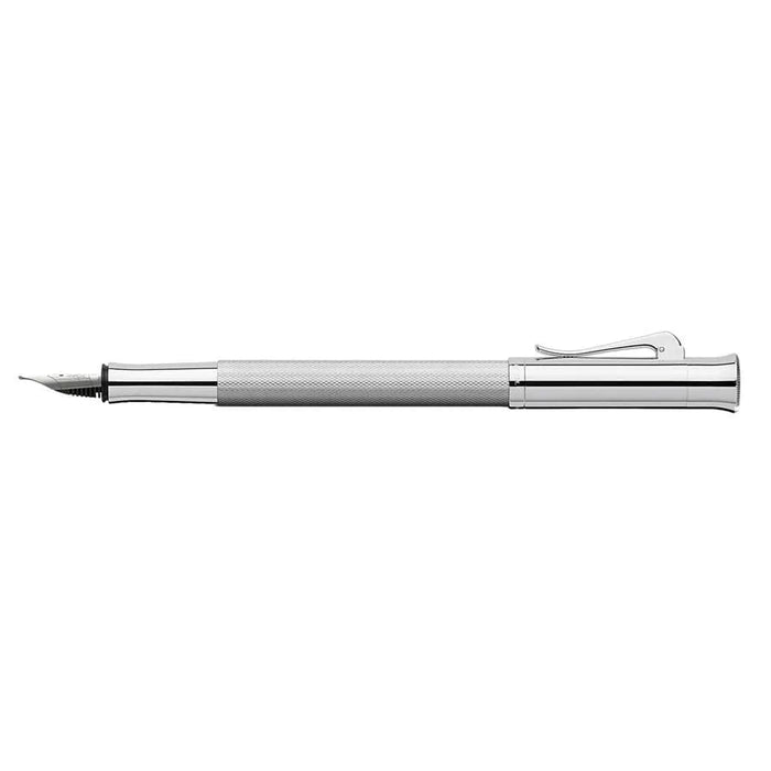 Graf von Faber-Castell Guilloche Fountain Pen-Rhodium